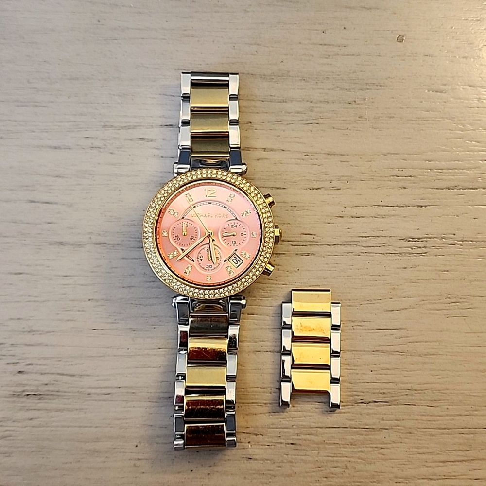 Authentic 3 tones Michael Kors Watch MK6140
